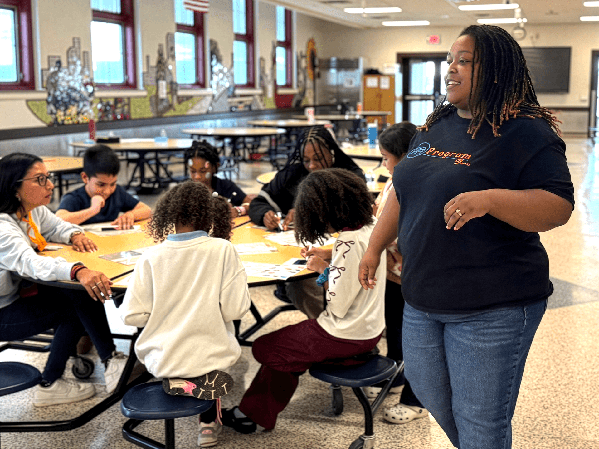 Youth in an SEL learning circle in York, PA